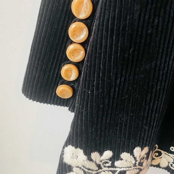 Anthropologie Embroidered Corduroy Jacket - Picture 6 of 7